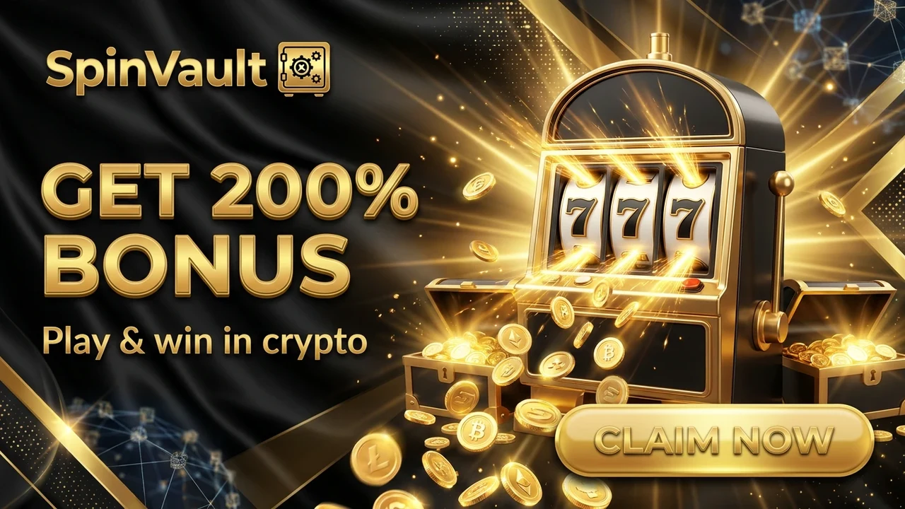 SpinVault — 200% Crypto Bonus
